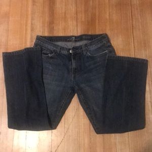 7 for all mankind, women’s bootcut jeans, size 33